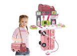 Bavytoy Set Medico 3In1 Bus Rosa