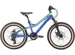 Jugendfahrrad BIKESTAR Gr. 28, blau (blau, grün), Fahrräder, Kinder, 28cm, 20 Zoll (50,80cm)