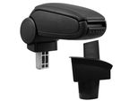 [Bracciolo Centrale, Perfetto Per Vw Passat (B6 3C) A Partire Dall'anno Di Modello 2005 - Bracciolo Con Vano Portaoggetti - Rivestito - Pelle Artificiale - Nero