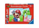 Kinderpuzzle Super Mario 3X49 Teile Puzzle FüR Kinder Ab 5 Jahren