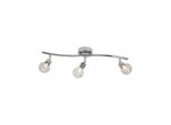 Brilliant Lampe Bulb Spotrohr 3Flg Chrom 3X QT14, G9, 28W, Geeignet FüR Stiftsockellampen (Nicht Enthalten) KöPfe Schwenkbar