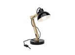 Brilliant Lampe Moda Tischleuchte Schwarz 1X A60, E27, 25W, Geeignet FüR Normallampen (Nicht Enthalten) Mit Schnurzwischenschalter