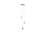 Brilliant Lampe Frizzante Led Pendelleuchte 3Flg Chrom Easydim 3X 5W Led Integriert (Smd), (400Lm, 3000K) Easydim: Dimmbar Mit HerköMmlichen Lichtschaltern