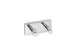 Brillantbad Meta Doppelhaken Messing Chrom Poliert 120X55X50 Mm FüR Bad & KüChe >> Zum Bohren Oder Kleben*