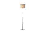 Brilliant Lampe Wiley Standleuchte 1Flg Rattan 1X A60, E27, 60W, Geeignet FüR Normallampen (Nicht Enthalten) Mit FußSchalter