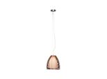 Brilliant Lampe Relax Pendelleuchte 30Cm Bronze/Chrom 1X A60, E27, 60W, G.F. Normallampen N. Ent. In Der HöHe Einstellbar / Kabel KüRzbar FüR Led-Leuchtmittel Geeignet