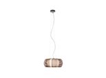 Brilliant Lampe Relax Pendelleuchte 40Cm Bronze/Chrom 2X A60, E27, 30W, G.F. Normallampen N. Ent. In Der HöHe Einstellbar / Kabel KüRzbar FüR Led-Leuchtmittel Geeignet