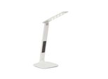 Brilliant Lampe Glenn Led Schreibtischleuchte Weiß 1X 5W Led Integriert Smd, 300Lm, 2800-6500K Stufenloser Touchdimmer / Lichtfarbe Einstellbar Mit Kalender- Und Weckfunktion / Temperaturanzeige