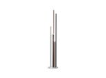 Brilliant Lampe Cembalo Led Standleuchte 5Flg Alu/Schwarz/Braun 5X 4W Led Integriert, 362Lm, 3000K Mit FußDimmer Stufenlos Dimmbar Energiesparend Und Langlebig Durch Led-Einsatz