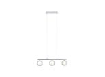 Brilliant Rafa Led Pendelleuchte 3Flg Balken Chrom/Rauchglas Innenleuchten,Pendelleuchten,-Balken 3X 5.67W Led Integriert, (Lichtstrom: 697Lm, Lichtfarbe: 3000K) In Der HöHe Einstellbar / Kabel Kü