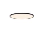 Brilliant Lampe, Tuco Led Deckenaufbau-Paneel 50Cm Schwarz/Weiß, 1X Led Integriert, 38W Led Integriert, (4000Lm, 3000-6500K), Mit Fernbedienung Dimmbar