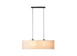 Brilliant Lampe, Romm Pendelleuchte 2Flg Oval Holz Hell/Schwarz, 2X A60, E27, 52W, Kabel KüRzbar / In Der HöHe Einstellbar