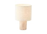 Brilliant Lampe, Pia Tischleuchte Natur, 1X A60, E27, 40W, Holz Aus Nachhaltiger Waldwirtschaft (Fsc)
