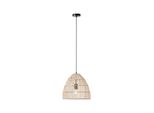 Brilliant Lampe, Minster Pendelleuchte 35Cm Natur/Weiß, 1X A60, E27, 25W, Kabel KüRzbar / In Der HöHe Einstellbar
