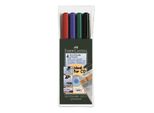 Faber-Castell 151619 FABER-CASTELL Finepen Grip 0.4 Magenta Hell 10Stk.