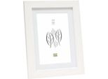 Cornice In Legno Deknudt S66KF1 Bianco 30X30 Cm Con Passe-Partout