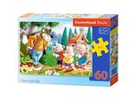 Castorland Puzzle Dei Tre Porcellini 60 Pezzi