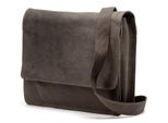 Harold's Pelle Borsa Da Ufficio Borsa A Tracolla Con Scomparto Per Laptop Antic Notebookbag Taupe Grigio Talpa