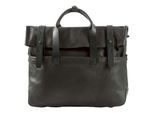 Harold's Pelle Borsa A Tracolla Laptop Bag Con Scomparto Per Laptop Mount Businessbag Black Nero