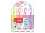 Maped Evidenziatore Fluo Peps Pastel 4 Pz