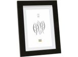 Cornice In Legno S66KF2 Nero 20X20 Cm Con Passe-Partout