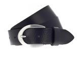 Vanzetti Pelle Cintura Neon Booster 30Mm Full Leather Belt W110 Black Nero