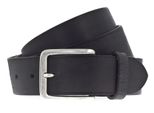 Vanzetti Pelle Cintura Denim Love 40Mm Full Leather Belt W105 Black Nero