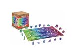 Wooden City Puzzle In Legno Coral Reef 2In1, 400 Pezzi Eco