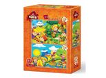 Art Puzzle Puzzle Autunno E Primavera 24+35 Pezzi