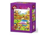 Art Puzzle Puzzle Piccoli Botanici 35+60 Pezzi