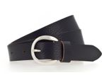Vanzetti Pelle Cintura 25Mm Belt W70 Black Metallic Nero
