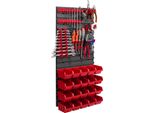 20 Scatole Impilabili Portautensili Scaffale A Parete Scaffale Per Officina Parete Portautensili 39X78Cm Sistema Di Stoccaggio Scaffale Per Stoccaggio Alla Rinfusa Scatole Di Stoccaggio Aperte Pannelli A Parete Extra Resistenti Scaffale Scaffale Per Officina Espandibile Scaffale Di Stoccaggio