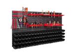 76 Scatole Impilabili Portautensili Scaffale A Muro Officina Scaffale Portautensili A Muro 156X78Cm Sistema Di Stoccaggio Portautensili Scivolo Scaffale Aperto Bidoni Di Stoccaggio Pannelli A Muro Extra Forte Scaffale Scaffale Espandibile Officina Scaffali Di Stoccaggio