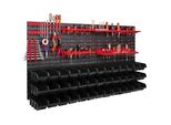 39 Cassette Impilabili Portautensili Scaffale A Muro Scaffale Per Officina Parete Portautensili 156X78Cm Sistema Di Stoccaggio Scaffale Per Stoccaggio Alla Rinfusa Scaffale Aperto Pannelli A Muro Extra Resistenti Scaffale Espandibile Scaffale Per Officina Scaffale Di Stoccaggio