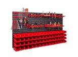60 Scatole Impilabili Portautensili Scaffale A Muro Scaffale Per Officina Parete Portautensili 156X78Cm Sistema Di Stoccaggio Scaffale Per Stoccaggio Alla Rinfusa Scatole Di Stoccaggio Aperte Pannelli A Muro Extra Resistenti Scaffale Scaffale Per Officina Espandibile Scaffale Di Stoccaggio