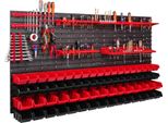 68 Cassette Impilabili Portautensili Scaffale A Muro Scaffale Per Officina Parete Portautensili 156X78Cm Sistema Di Stoccaggio Scaffale A Scivolo Cassette A Giorno Pannelli A Muro Extra Resistenti Scaffale Scaffale Per Officina Espandibile Scaffale Di Stoccaggio