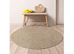 The Living Store Tappeto 160 Cm Effetto Juta Per Interni Ed Esterni