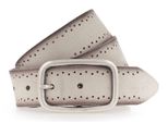 Mustang Pelle Cintura Woman´S Belt 3.5 W110 Dark Vanilla Beige