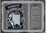 Vianmo Insegna In Legno 30X40 Cm Hausmeister Weiß Sieht Alles