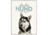 Vianmo Insegna In Legno 40X30 Cm Seelen Hund Mein Husky