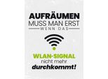 Vianmo Insegna In Legno 40X30 Cm AufräUmen Erst Wenn Wlan Nicht