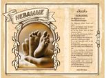 Vianmo Insegna In Legno 30X40 Cm Hebamme Begleiterin Freude Leben