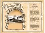 Vianmo Insegna In Legno 30X40 Cm Journalist Informationen Exakt