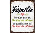 Vianmo Insegna In Legno 40X30 Cm Familie Das Tollste Daran Ist