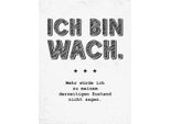 Vianmo Insegna In Legno 40X30 Cm Lustig Zustand Ich Bin Wach