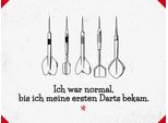 Vianmo Insegna In Legno 30X40 Cm Dart Ich War Normal Bis Ich Darts