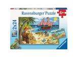 Puzzle Ravensburger Pirati E Sirene 2X24 Pezzi