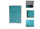 Vidaxl Zerbino Lavabile Ciano 40X60 Cm - Zerbini