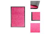 Vidaxl Zerbino Lavabile Rosa 40X60 Cm - Zerbini