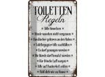 Vianmo Insegna Di Latta 18X12 Cm Toiletten Regel Bitte Hinsetzen